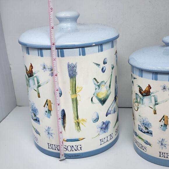 Vintage Marjolein Bastin Butterflies & Birds Kitchen Set - Picture 7 of 9